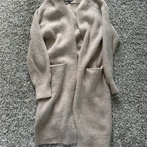 Universal Thread Taupe Open-Front Cardigan